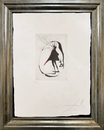 Гравюра Сухой Иглой Dali - Silhouette