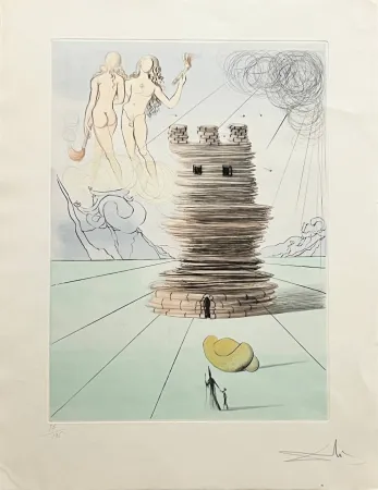 Офорт Dali - Simeon