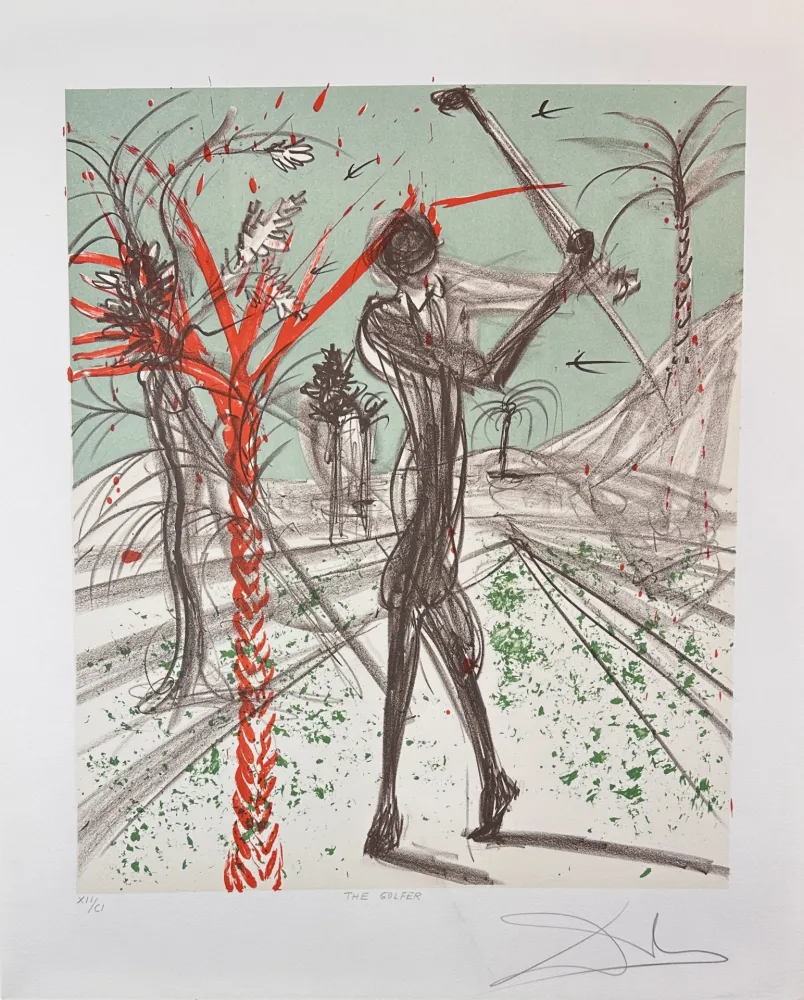 Литография Dali - Sports The Golfer
