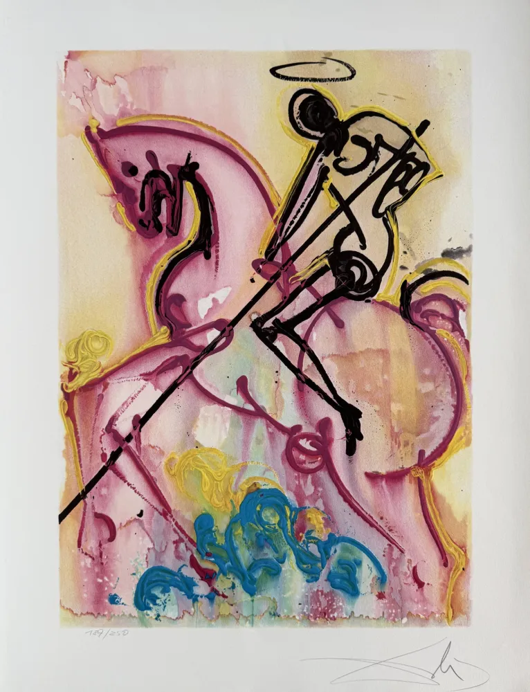 Литография Dali - St. George