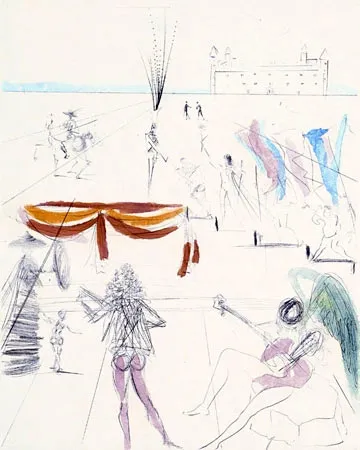 Гравюра Dali - St. Jacques de Compostella