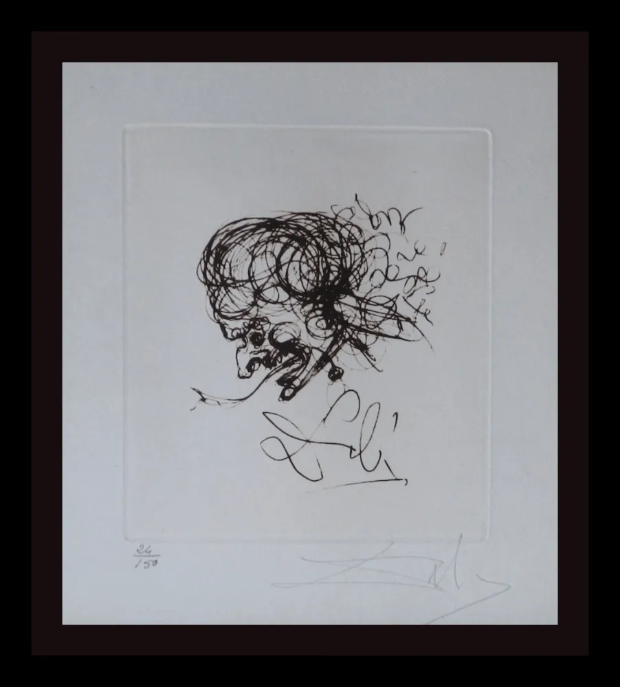 Гравюра Dali - Symbols Devil