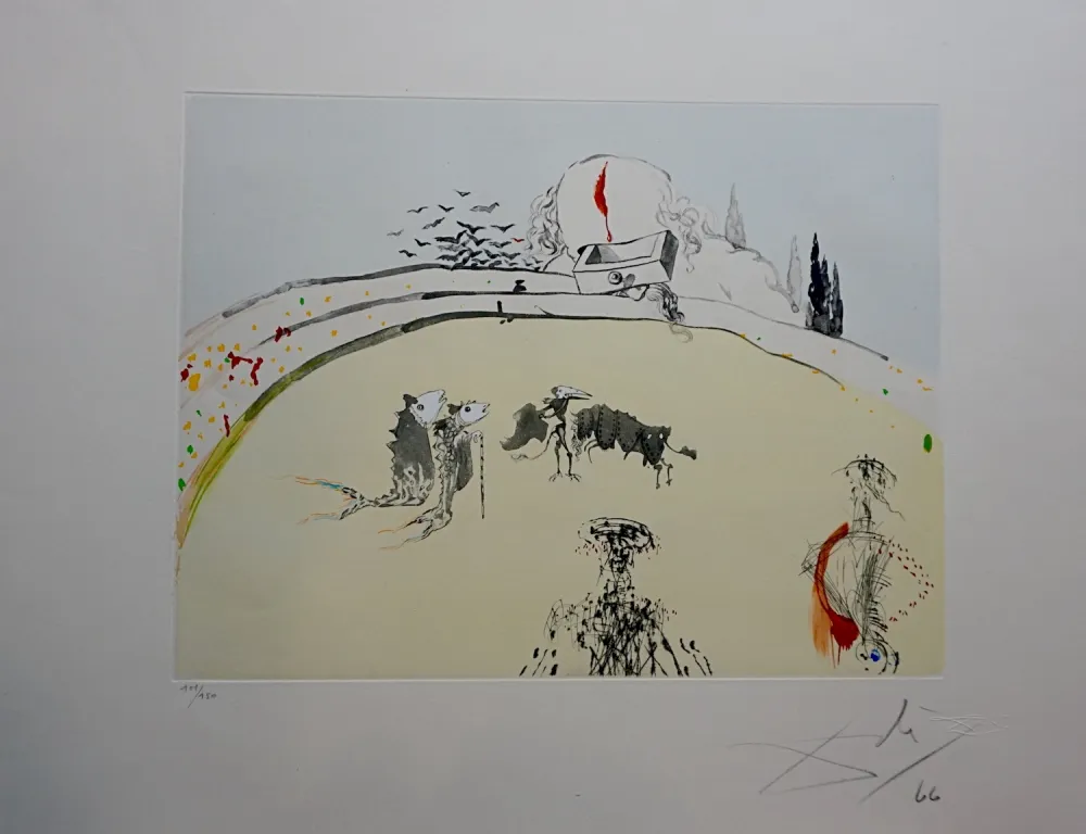 Гравюра Dali - Tauromachie Surrealiste Bullfight With Drawer