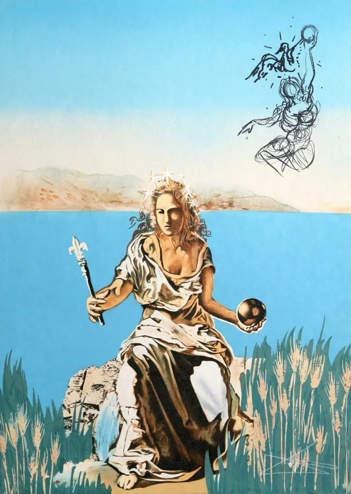 Литография Dali - The Coronation of Gala (The Empress)