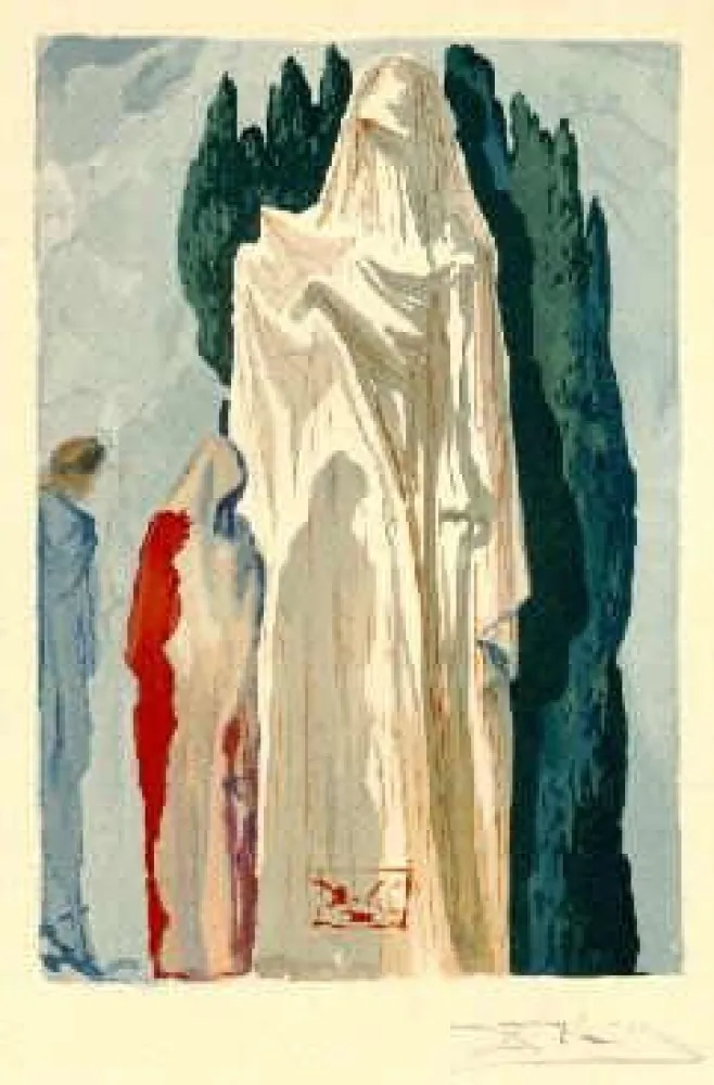 Литография Dali - The Divine Comedy - Hell - Chant 10