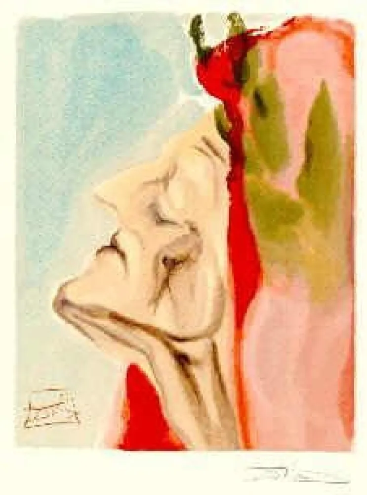 Литография Dali - The Divine Comedy - Paradise - Chant 7