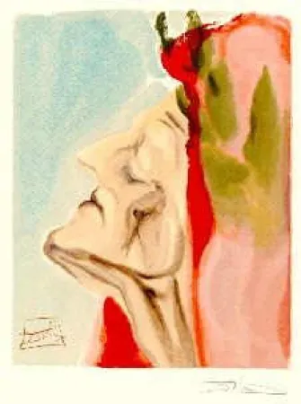 Литография Dali - The Divine Comedy - Paradise - Chant 7