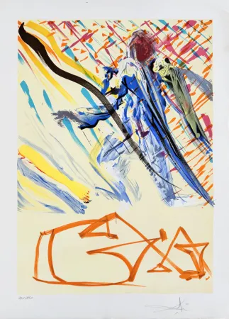 Литография Dali - The Divine Word
