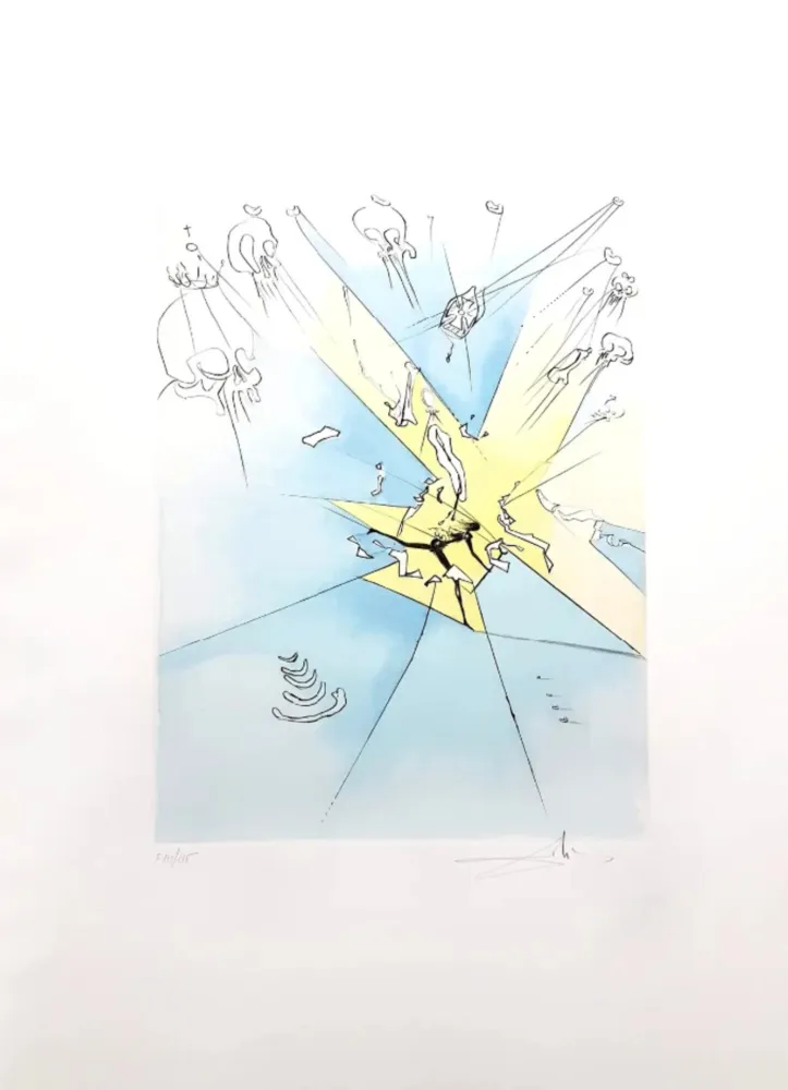 Гравюра Dali - The Grand Inquisitor Expels the Savior