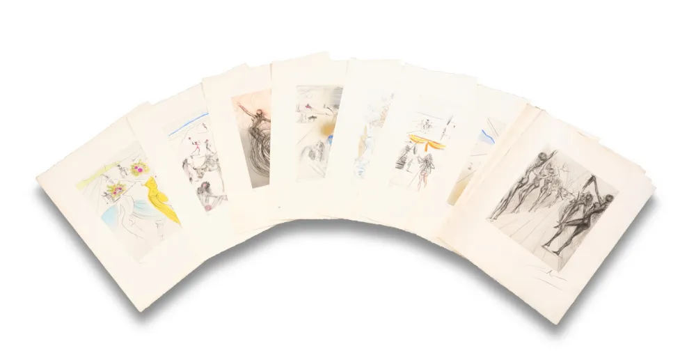 Гравюра Сухой Иглой Dali - The Hippies