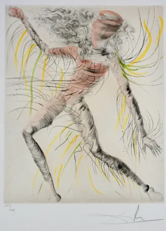 Гравюра Dali - The Hippies The Cosmonaut