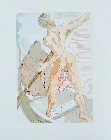 Гравюра На Дереве Dali - The Inferno, Canto 2 - Virigil comforts Dante