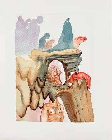 Гравюра На Дереве Dali - The Inferno, Canto 22 - The Liars