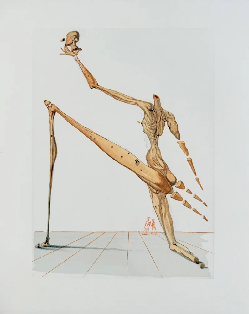 Гравюра На Дереве Dali - The Inferno, Canto 28 - Bertan de Horn