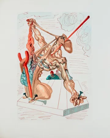 Гравюра На Дереве Dali - The Inferno, Canto 29 - The Personators