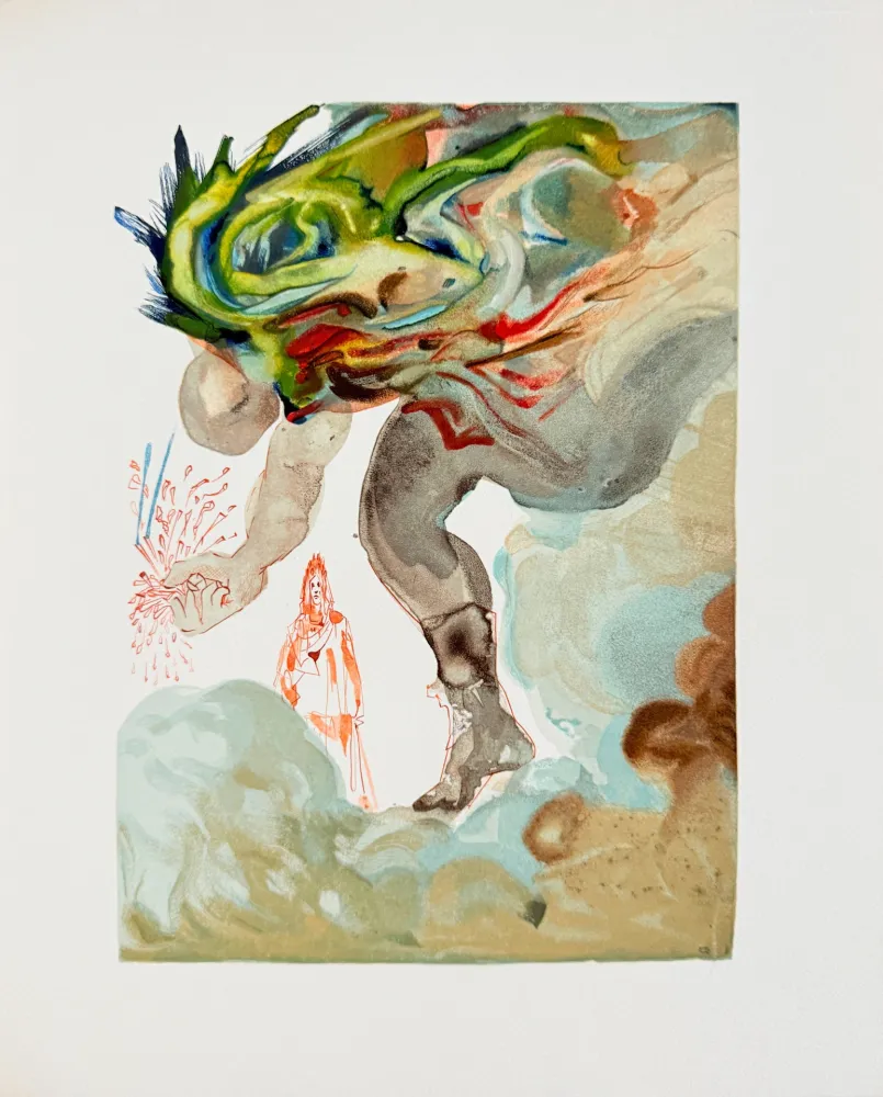 Гравюра На Дереве Dali - The Inferno, Canto 31 - Les Géants