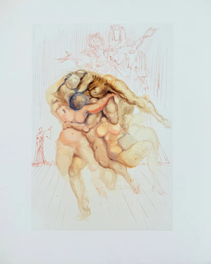 Гравюра На Дереве Dali - The Inferno, Canto 8 - The Angry Ones