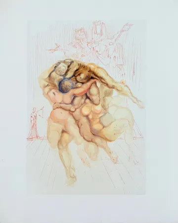 Гравюра На Дереве Dali - The Inferno, Canto 8 - The Angry Ones