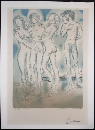 Литография Dali - The Judgment of Paris