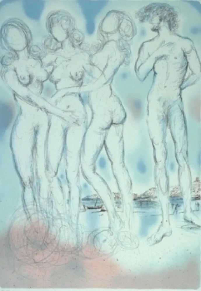 Литография Dali - The Judgment of Paris