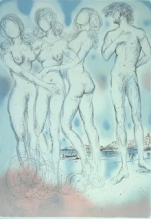 Литография Dali - The Judgment of Paris