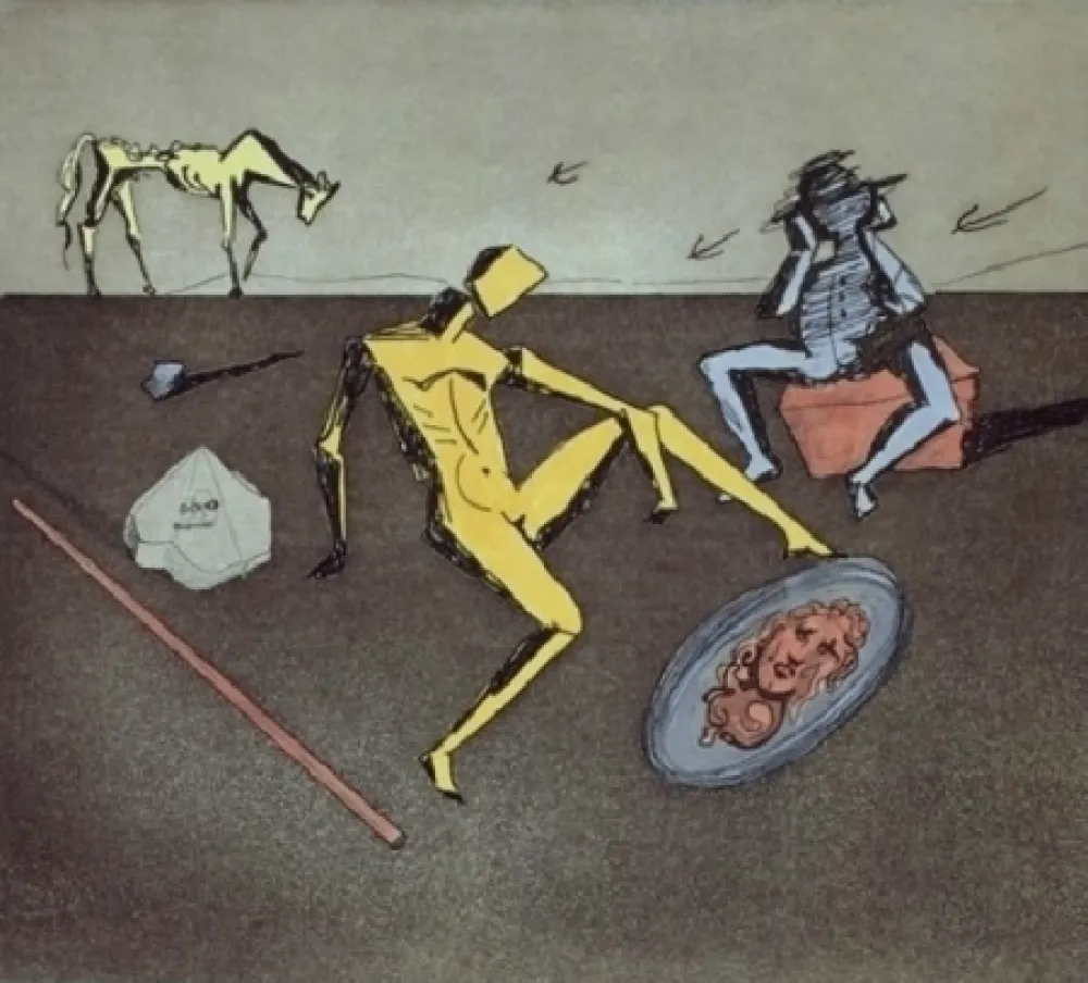 Офорт И Аквитанта Dali - The Mirror Of Chivalry