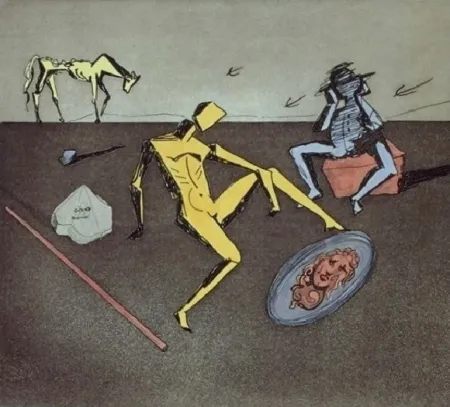 Офорт И Аквитанта Dali - The Mirror Of Chivalry