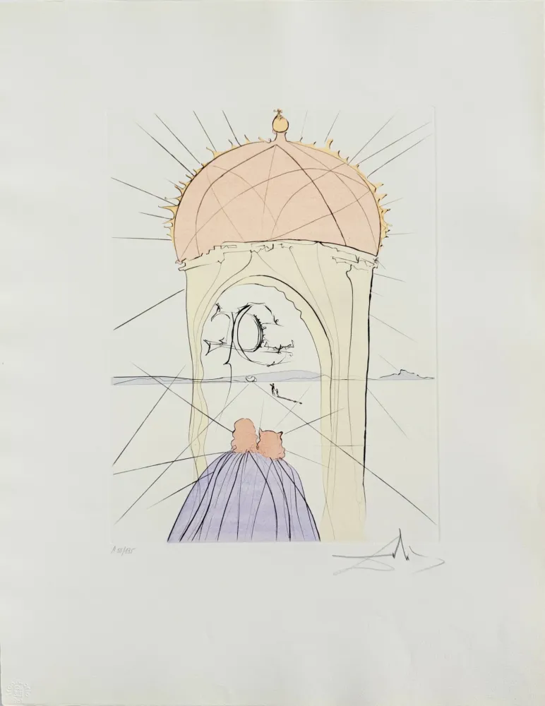 Офорт Dali - The Museum of Genius and Fancy