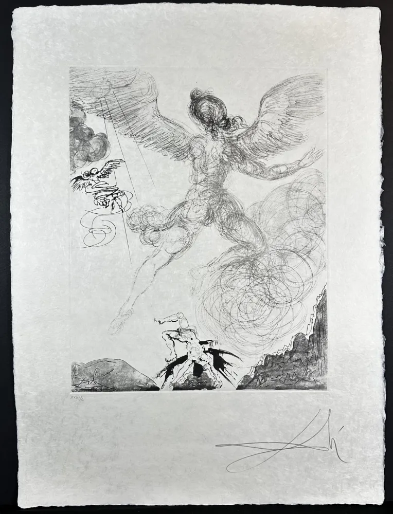Гравюра Dali - The Mythology Icarus
