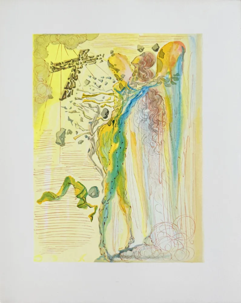 Гравюра На Дереве Dali - The Paradise, Canto 12 - L'Eclat des corps glorieux