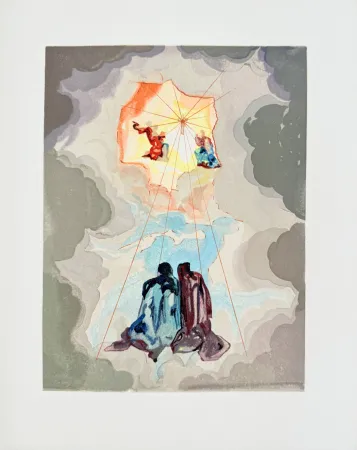 Гравюра На Дереве Dali - The Paradise, Canto 15 - Dante's Ecstasy
