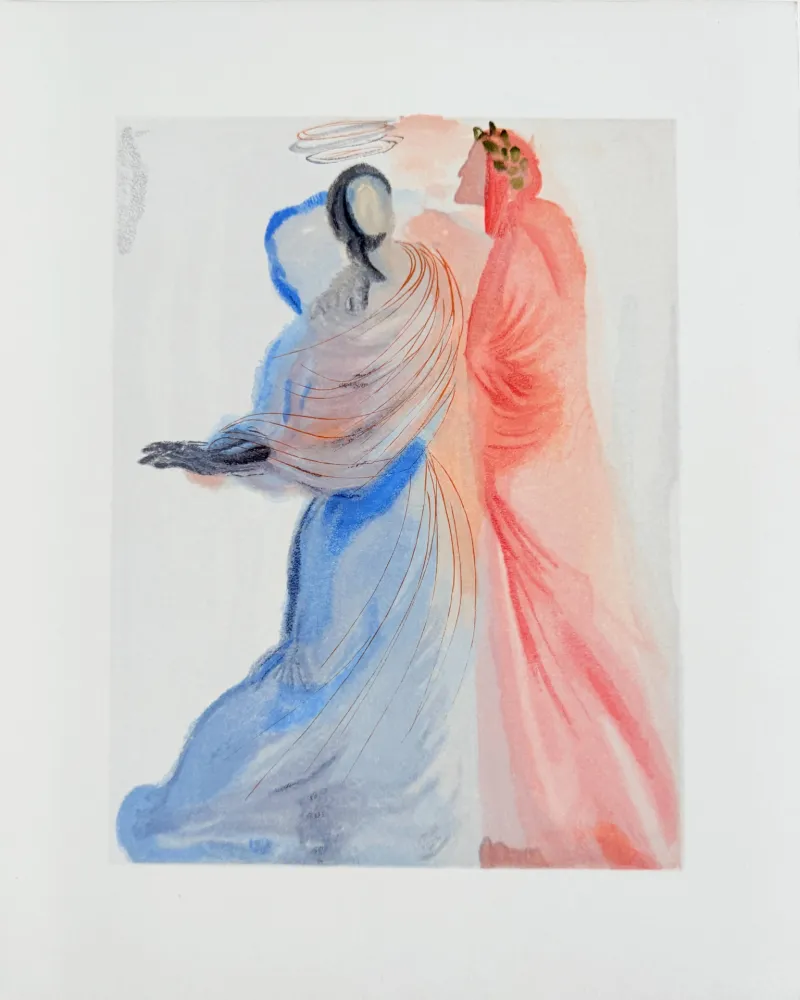 Гравюра На Дереве Dali - The Paradise, Canto 18 - La Splendeur de Béatrice