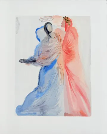 Гравюра На Дереве Dali - The Paradise, Canto 18 - La Splendeur de Béatrice