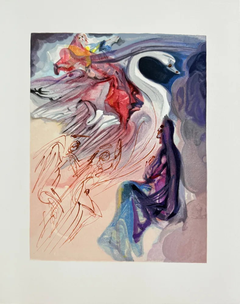 Гравюра На Дереве Dali - The Paradise, Canto 19 - The Language of the Bird