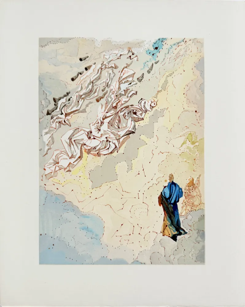 Гравюра На Дереве Dali - The Paradise, Canto 20 - The Sixth Sphere of Jupiter