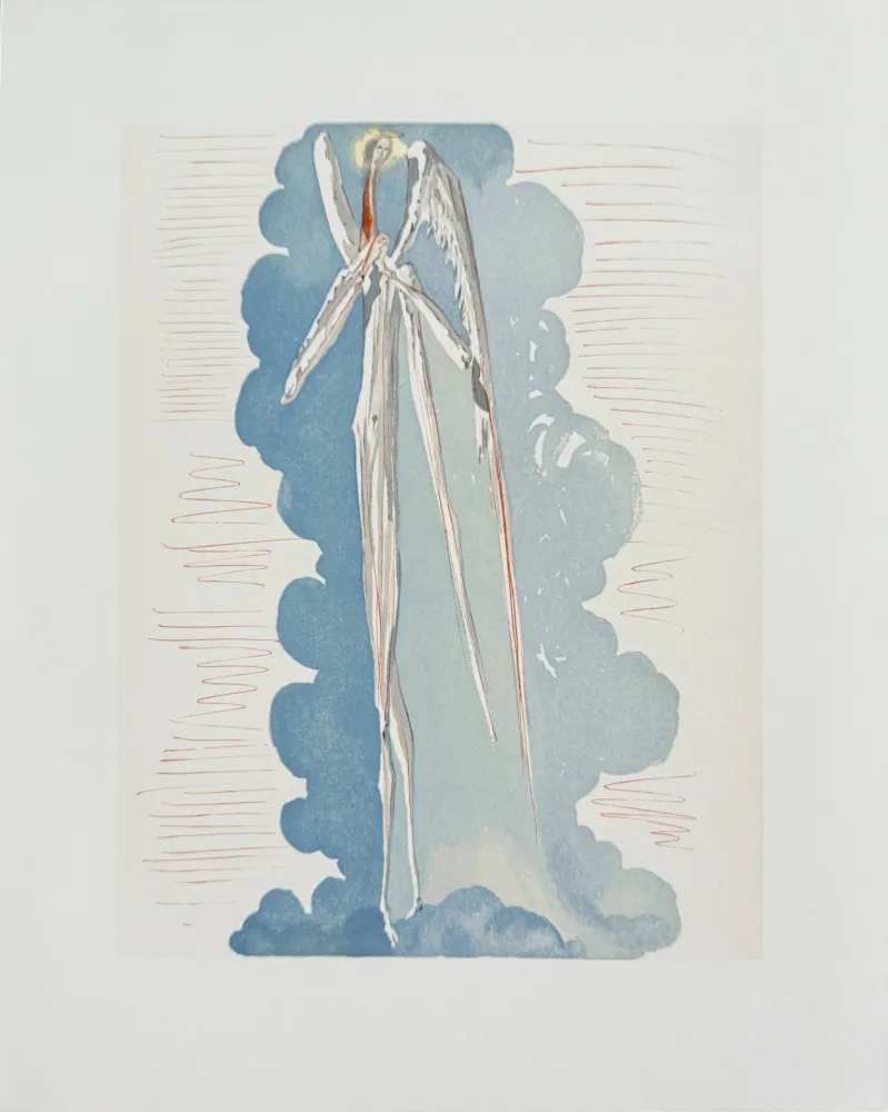 Гравюра На Дереве Dali - The Paradise, Canto 22 - The Angel of the Seventh Sphere