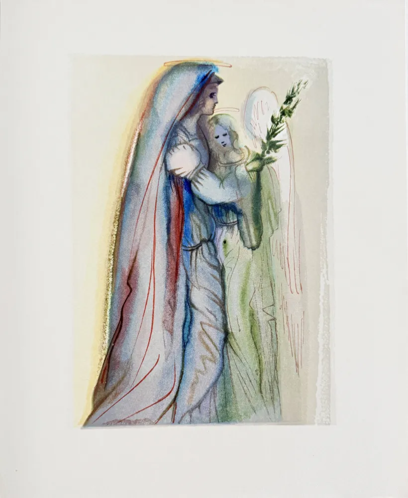 Гравюра На Дереве Dali - The Paradise, Canto 32 - Preparation for Final Prayer