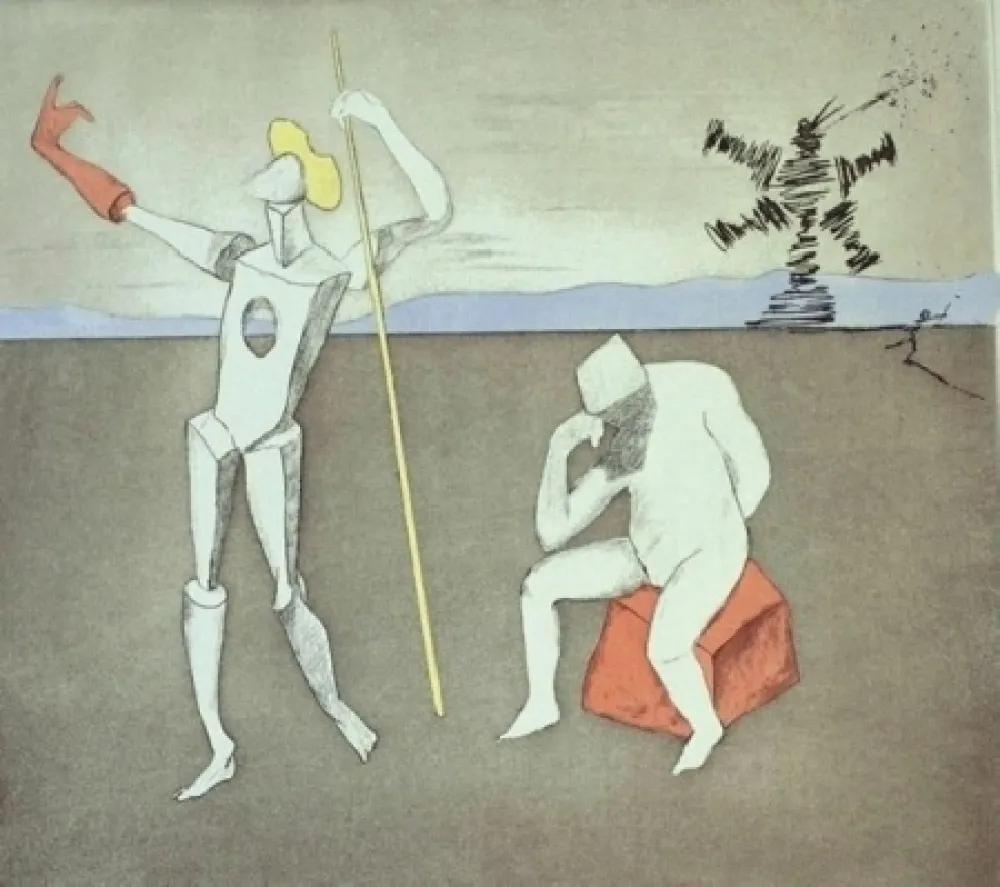 Офорт И Аквитанта Dali - The Power of Thought