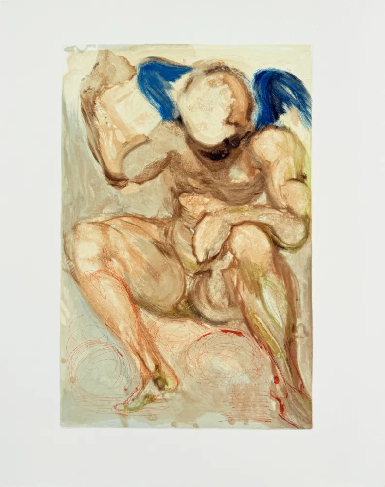 Гравюра На Дереве Dali - The Purgatory, Canto 15 - Envy