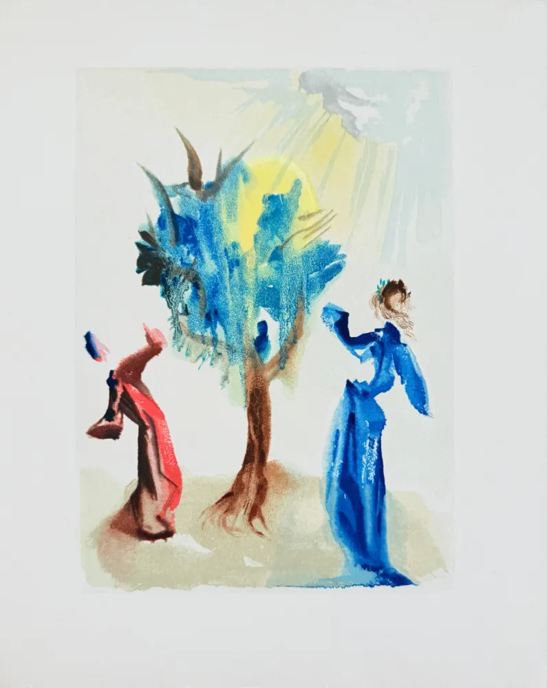 Гравюра На Дереве Dali - The Purgatory, Canto 24 - The Tree of Penitence