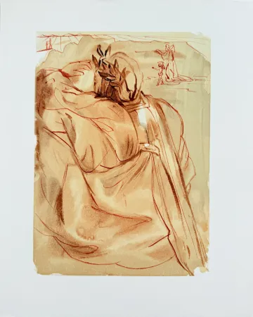 Гравюра На Дереве Dali - The Purgatory, Canto 30 - Announcement of Great Event