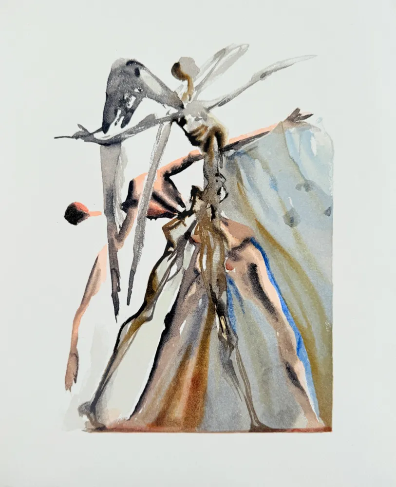 Гравюра На Дереве Dali - The Purgatory, Canto 4 - The Negligent Ones