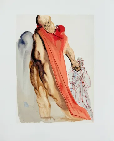 Гравюра На Дереве Dali - The Purgatory, Canto 5 - Virgil's Reproaches