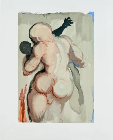 Гравюра На Дереве Dali - The Purgatory, Canto 6 - Les Morts par violence