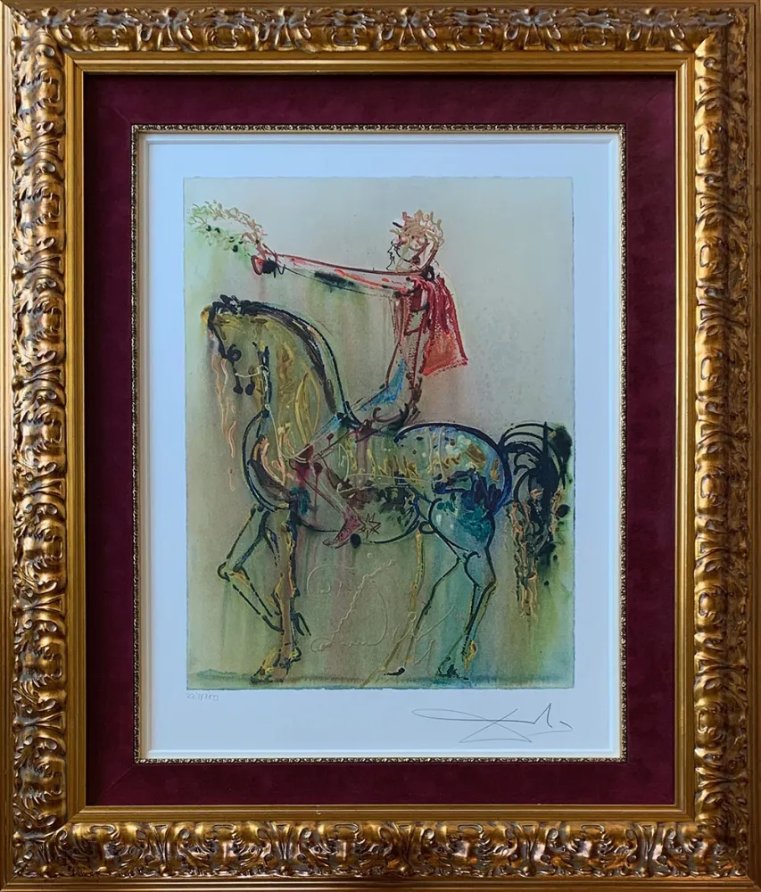Литография Dali - The Roman Cavalier (Le Chevalier Roman)