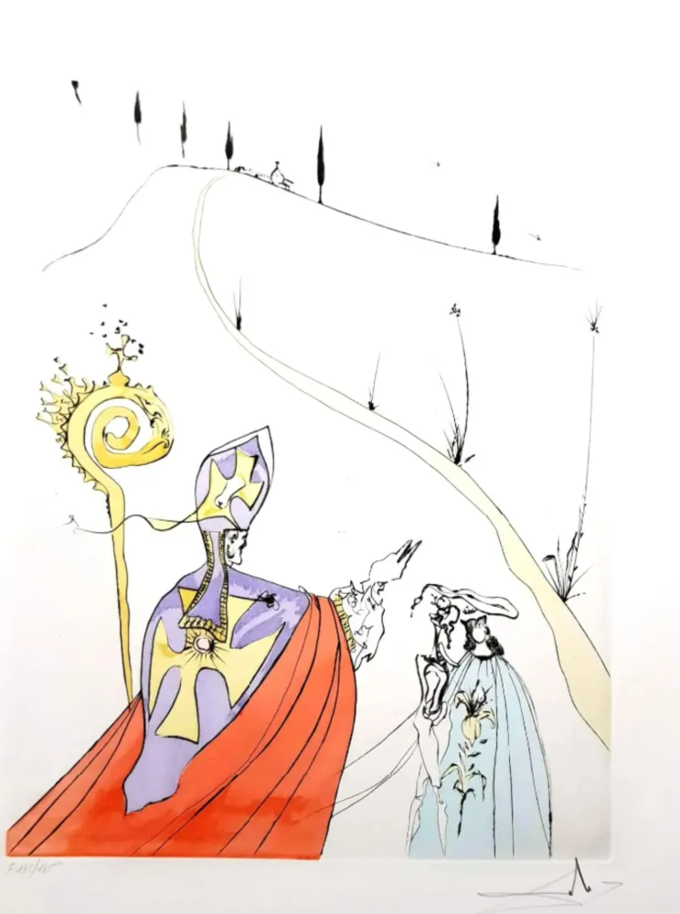 Гравюра Dali - The Sacred Love of Gala