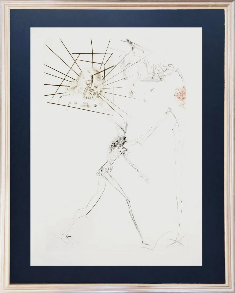 Офорт Dali - The Three False Barons