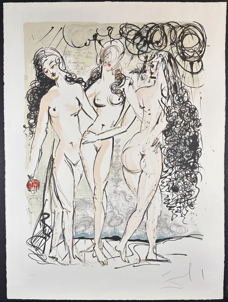 Литография Dali - The Three Graces 