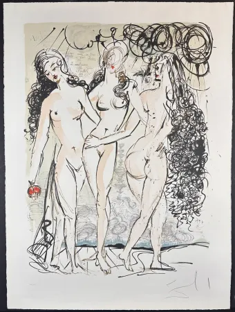 Литография Dali - The Three Graces 