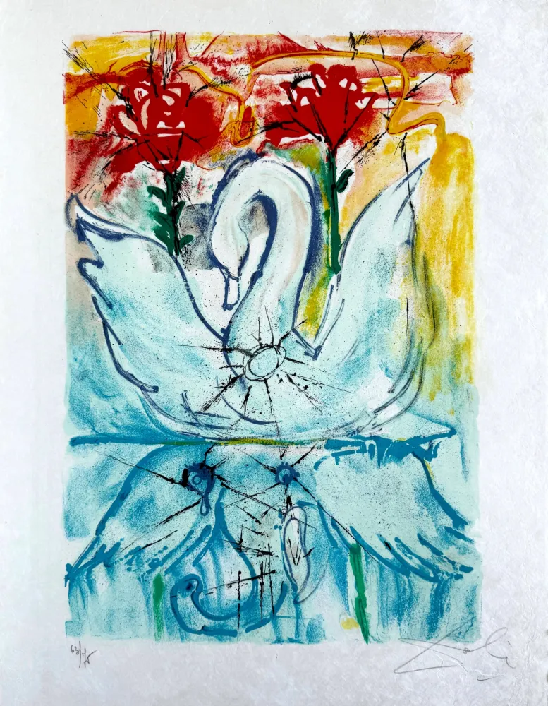 Литография Dali - The Ugly Duckling